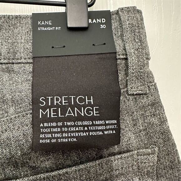 J BRAND Men's Kane Straight Fit Stretch Gray Jeans Size 30 5-Pocket Design - Picture 7 of 13